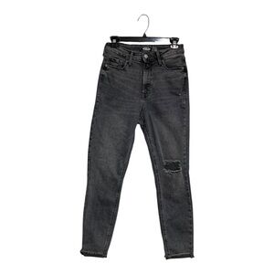 Old Navy Super Skinny Extra High Rise Washed Black Size 8